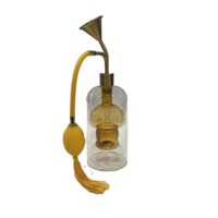 Ensemble cadeau de parfum en laiton de luxe, testeur de parfum, diffuseur de parfum en verre, diffuseur de parfum à roseaux sans alcool, artisanal, pompon