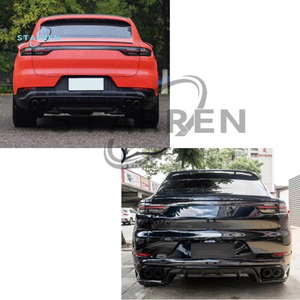 9y0 2018 + nuevo diseño <span class=keywords><strong>TKT</strong></span> parachoques delantero y trasero labio y kit de carrocería de rueda para Porsche Cayenne Coupe - Product Image 4