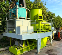 Concasseur à impact vertical d'occasion 9532 VSI, machine de fabrication de sable 2160KW, avec couvercle hydraulique, pour ligne de production d'agrégats et de galets