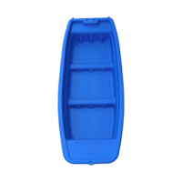Bateau de pêche en PE moulé par soufflage, épaissi, résistant aux chocs, durable, avec coque stable et étanche, vente en gros, fabricant