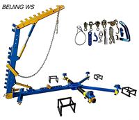 Machine de redressage de châssis automobile Beijing Ws avec bras articulé, banc en acier inoxydable, table de travail 2170x1900mm, système de mesure 2D, certifiée CE