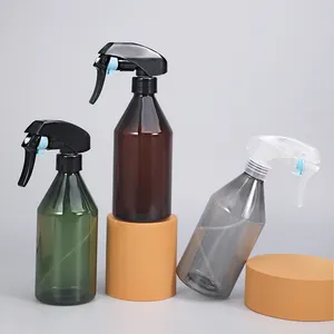 Wassen Auto Vloeibare Reiniging Cilinder Kapper Haar Plastic 500Ml Vierkante Trigger Spuitbusfles