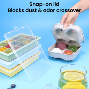 Siliconen Ijsblokjesbakje, Food Grade Siliconen Duurzame Ijsbak, Siliconen Grote Bal Ijsvorm - Product Image 3