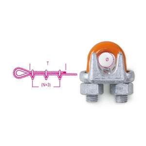 BETA - 080150830 ROBUR-Clips de câble, type américain, corps en acier, galvanisé à chaud (multipack) ÉLÉMENTS POUR LA FIXATION - Product Image 1