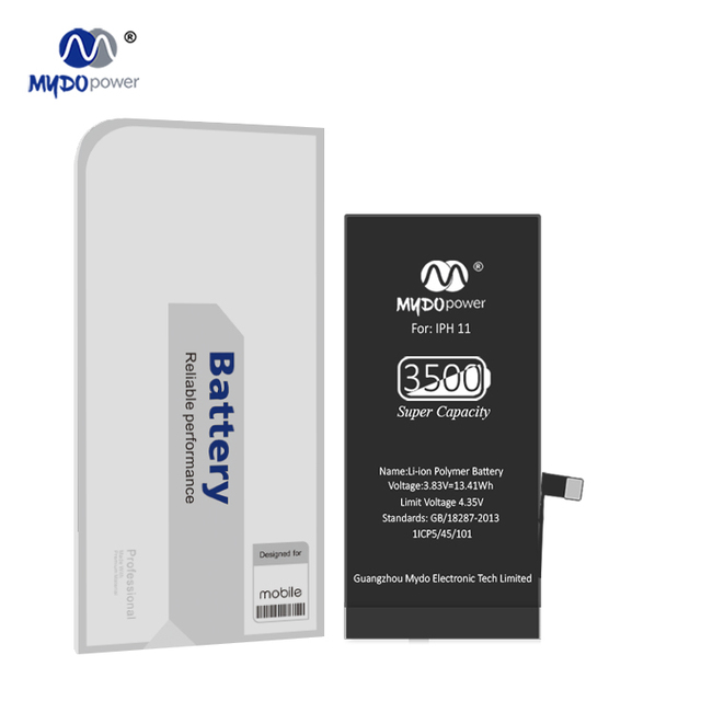 High Capacity Rechargeable Super Capacity Mobile Phone Battery 12-Month Warranty for 5/5s/6/6s/6+/7p/8+/X/Xr/Xs Max/11/11