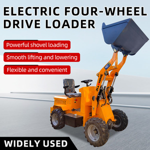 New Electric Mini <span class=keywords><strong>loader</strong></span> với 500kg xô Công suất 1-năm động cơ động cơ mang hộp số kết thúc trước bánh xe tải - Product Image 2