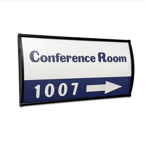 Targhetta in alluminio anodizzato appeso a parete/targhetta in metallo/targhetta per ufficio - Product Image 1