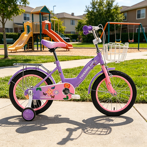 Bicicleta Infantil de <span class=keywords><strong>12</strong></span>, 14 y 16 Pulgadas para Niñas de 4, 5, 6, 7 y 8 Años, Bicicleta para Estudiantes, Bicicleta para Niñas - Product Image 4