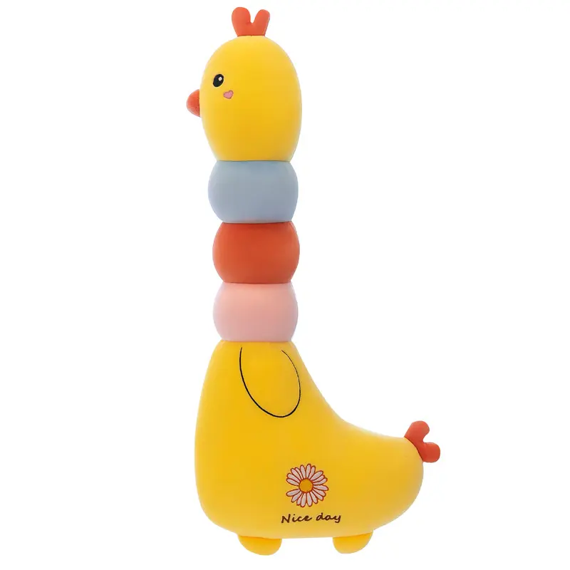 Personalizado coisas bonitos grande 60/80/110cm animais de pelúcia brinquedos pescoço longo travesseiros de pelúcia frango brinquedos macios