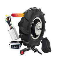 Kit moteur électrique pour chariot à roues de tracteur 16 pouces, à couple élevé et faible vitesse, 80 Nm, avec moyeu motorisé BLDC sans balais à engrenages