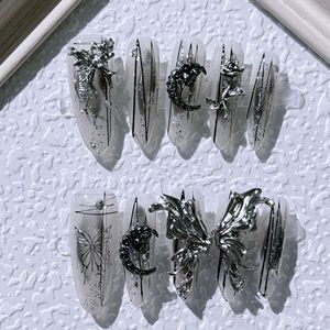 Kits de <span class=keywords><strong>uñas</strong></span> a presión de lujo hechos a mano de alta calidad Fácil aplicación para los dedos - Product Image 1