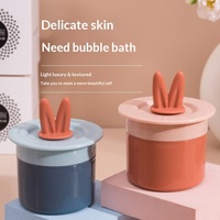 Bouteilles moussantes manuelles portables en PP créatif pour nettoyant visage, gel douche et shampoing