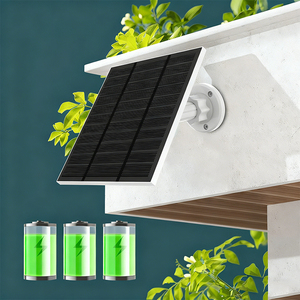 Kit Completo de Paneles Solares Monocristalinos de 5W, Cargador para Cámara de Seguridad, Impermeable IP65, Soporte Ajustable de 360°, Uso en Exteriores Inalámbrico - Product Image 4