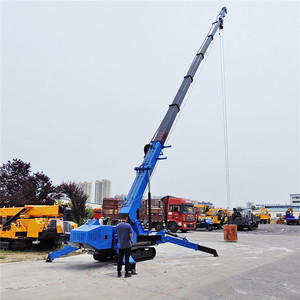Gru a ragno semovente JiuSheng <span class=keywords><strong>da</strong></span> 3-5 tonnellate per interni, con sistema completamente idraulico a benzina, per cantieri edili - Product Image 1