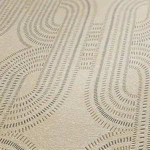 Papel Tapiz Premium No Tejido con Superficie de Espuma, Completamente Seco, Despegable, Ligeramente Estructurado y Brillante, Certificado CE - Product Image 3