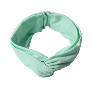 Diademas con Nudos de Color Sólido para Mujer, Elásticas de Spandex y Algodón, Estilo Casual Europeo Americano, Accesorios para el Cabello - Product Image 4