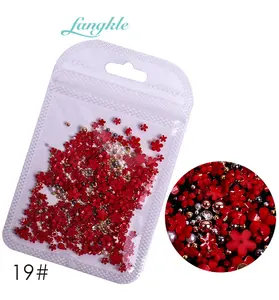 Fangkle Wholesale bag 3D nail art flower accesseries resin nail charms for nail decoration