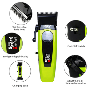 <span class=keywords><strong>Tondeuse</strong></span> à cheveux professionnelle MRY, machine à couper les cheveux pour barbier, <span class=keywords><strong>tondeuse</strong></span> à cheveux électrique rechargeable pour hommes, <span class=keywords><strong>tondeuse</strong></span> en acier inoxydable pour hommes - Product Image 5