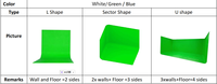 Layar Hijau/Biru Chromakey YouTube Studio untuk Dijual