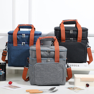 Double Layers Lunch Bag Ice <b>Box</b> <b>Cooler</b> for Women <b>Large</b> Capacity Women Tote for Adults Leakproof Thermal Lunch Bags - Product Image 1