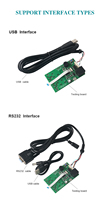 Módulo Escáner Rápido de Alta Calidad DE2390, Lector de Códigos de Barras QR 2D 1D General, Módulo Escáner con LED Rojo, USB, TTL232, 3.3VDC