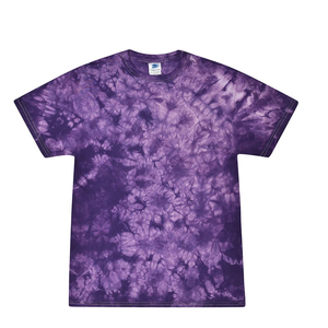 Camiseta de Verano de Manga Corta Informal con Estampado Tie Dye Multicolor, Lista para Enviar al por Mayor - Product Image 2