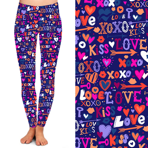 Leggings pour femmes imprimés néon artistiques des années <span class=keywords><strong>80</strong></span>, pantalons extensibles doux comme du beurre, élastiques, vente en gros d'usine, impression personnalisée, tricot - Product Image 2