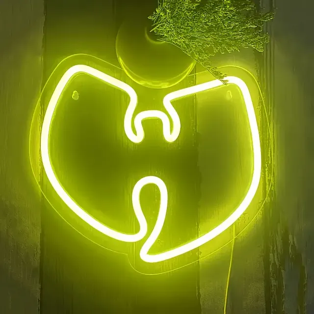 Iconic Hip-hop Wu Tang Clan LED Neon Sign Music Reactive Light for Studio Bar Man Cave Wall Decor