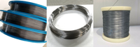 Fil de Nitinol à mémoire de forme super élastique de 0,25 mm, 0,3 mm, 0,35 mm, 0,4 mm, 0,5 mm, prix d'usine, pour la pêche et la médecine