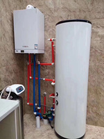 Pompe à chaleur électrique à source d'air en acier inoxydable 600L certifiée CE, haute efficacité, solaire et gaz, pour systèmes de chauffage extérieurs de camping-cars et d'hôtels