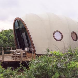 Modèle cocon de <span class=keywords><strong>tente</strong></span> de luxe Safari Glamping avec salle de bain PVDF insonorisé pour Resort - Product Image 4