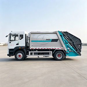 Camion compacteur de déchets Dongfeng D9 12CBM avec benne à bras oscillant, collecteur de déchets hydraulique, véhicule d'assainissement - Product Image 2