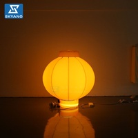 Lanterne gonflable lumineuse pour la décoration de centres commerciaux et de fêtes
