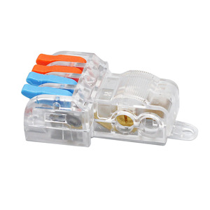 Bloc de bornes à connexion rapide 30A de type pression pour fils rigides et flexibles avec matériau YST22 certifié 3C - Product Image 1