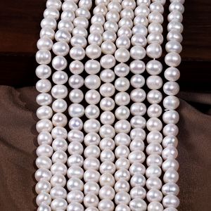 Perlas Sueltas de Agua Dulce Naturales en Forma de Arroz Gris de 9-10 mm, Producto Semiacabado para Collares, Accesorios de Joyería DIY - Product Image 4