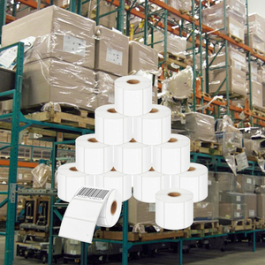 Trực tiếp nhiệt vận chuyển nhãn cuộn tự dính trống trực tiếp chuyển Sticker Trắng góc tròn tương thích cho Mỹ phẩm sử dụng - Product Image 6