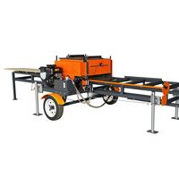 Scierie mobile portable WE635 avec moteur à essence 14HP