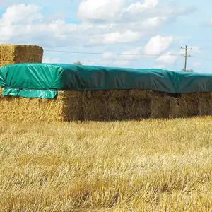 Telone multiuso resistente ai raggi UV della fabbrica telo personalizzato per copertura di balle di fieno personalizzato per tessuto agricolo