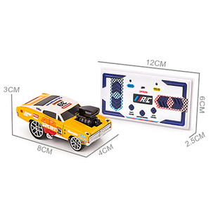 MILI 1:64 aleación RC Mini Control remoto Drift Car Toy 2,4 GHz Control de velocidad Variable aleación plástico Control remoto Coche - Product Image 3