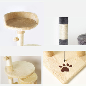 Custom Modern Sisal <strong>Cat</strong> <strong>Tree</strong> House <strong>Climbing</strong> Scratcher <strong>Large</strong> Tall Luxury for <strong>Cats</strong> - Product Image 3
