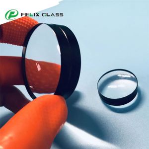 FELIX Lentille double achromatique sphérique plano-convexe K9 noire avec revêtement optique AR personnalisé - Product Image 2