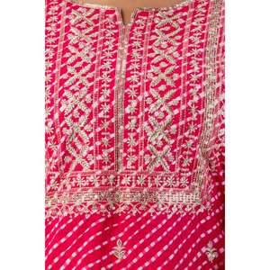 กางเกง kurti อินเดีย3ชุดทำมือผู้หญิงแขนสามส่วนของแฟชั่นสวมใส่ในโอกาสพิมพ์ Kurtis ราคาขายส่ง - Product Image 5