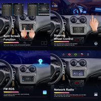 Podofo 1 Din 7'' Autoradio Android avec CarPlay/Android Auto sans fil, GPS, WIFI, pour Alfa Romeo MITO 2008-2016