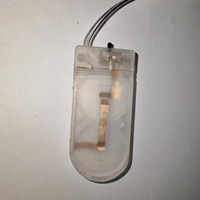 Boîtier de batterie transparent CFEIBEN CR2032 avec fil de 15 cm, interrupteur marche/arrêt, terminal, matériau plastique, certifié CE