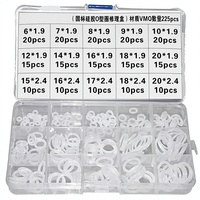 225 PCS Joints toriques en silicone de qualité VMQ, origine Chine, marque OEM/ODM
