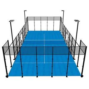 Chinese Supplier Pader Court Factory Equipment Panorama Reveals Of Sports Court Gear