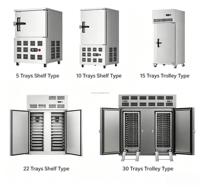 -45 ℃   Mesin Pendingin Cepat (Shock Blast Freezer) untuk Pangsit, Daging, Makanan Laut, Penggunaan Komersial & Rumah Tangga untuk Restoran dan Pabrik Pengolahan Makanan