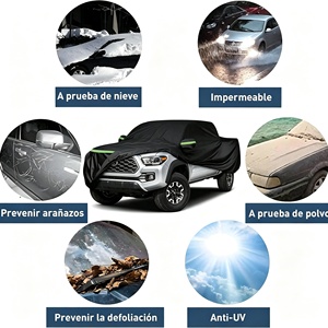 Funda Exterior Completa para Todo Clima, Protección Contra Lluvia, Nieve y Heladas, Multicapa, para Camioneta, Impermeable, a Prueba de Polvo, con Protección UV - Product Image 6