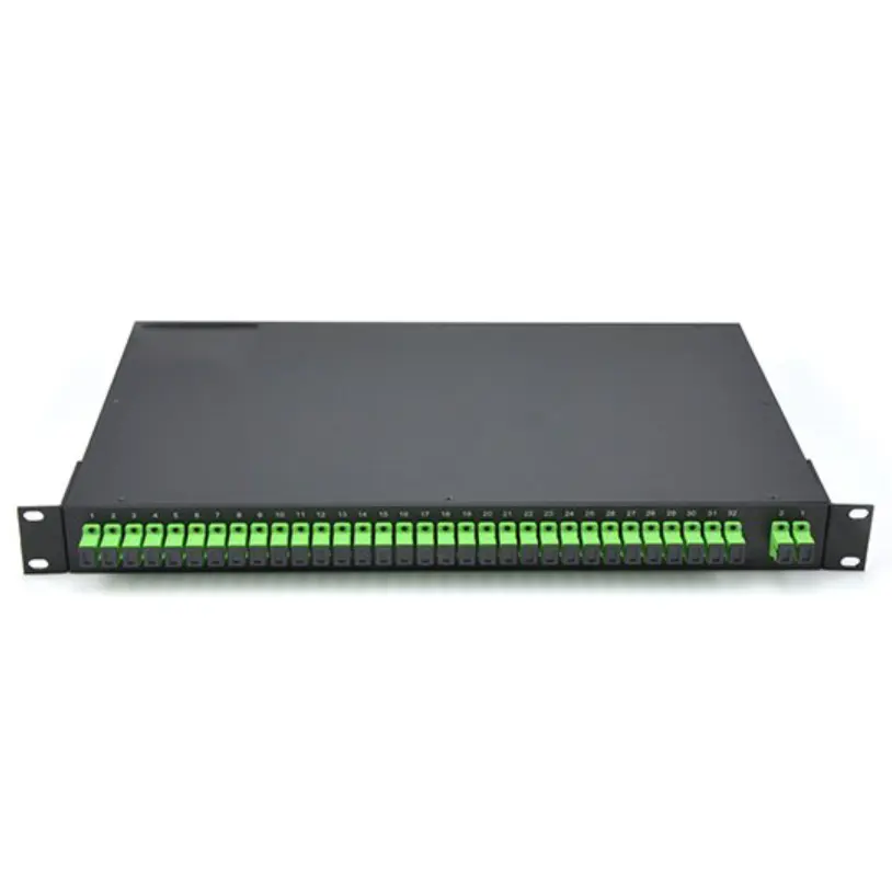 19 "Rack mount 1*16 1*32 1*64 SC connettori LC fibra ottica PLC splitter box