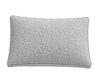 Housse de coussin en tricot de haute qualité, taille personnalisée, fermeture éclair, étiquette